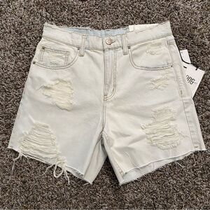 Urban Outfitters BDG Drop Waist Destroy Denim Shorts Size 26 NWT